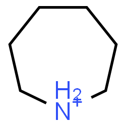 ChemSpider 2D Image | Azepanium | C6H14N