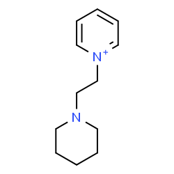 ChemSpider 2D Image | 1-[2-(1-Piperidinyl)ethyl]pyridinium | C12H19N2