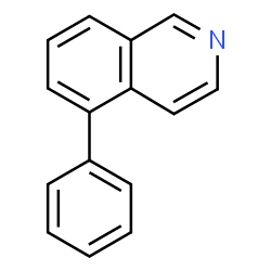 ChemSpider 2D Image | 5-Phenylisoquinoline | C15H11N