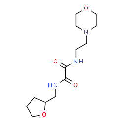 ChemSpider 2D Image | N'-[2-(morpholin-4-yl)ethyl]-N-(oxolan-2-ylmethyl)ethanediamide | C13H23N3O4