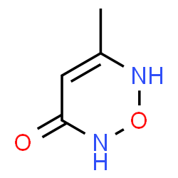 ChemSpider 2D Image | 5-Methyl-2H-1,2,6-oxadiazin-3(6H)-one | C4H6N2O2