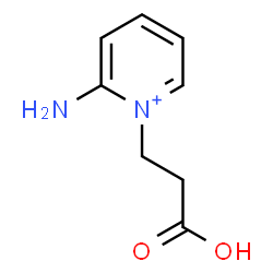ChemSpider 2D Image | 2-Amino-1-(2-carboxyethyl)pyridinium | C8H11N2O2