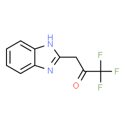 ChemSpider 2D Image | 3-(1H-Benzimidazol-2-yl)-1,1,1-trifluoroacetone | C10H7F3N2O