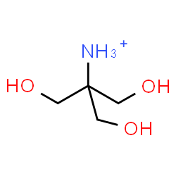 ChemSpider 2D Image | 1,3-Dihydroxy-2-(hydroxymethyl)-2-propanaminium | C4H12NO3