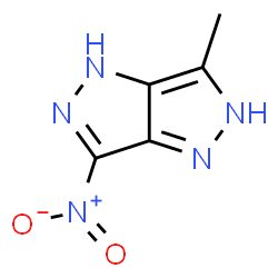 ChemSpider 2D Image | 6-Methyl-3-nitro-1,5-dihydropyrazolo[4,3-c]pyrazole | C5H5N5O2