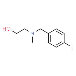 ChemSpider 2D Image | 2-[(4-Iodobenzyl)(methyl)amino]ethanol | C10H14INO