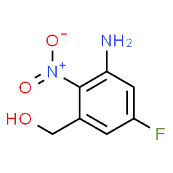 ChemSpider 2D Image | (3-Amino-5-fluoro-2-nitrophenyl)methanol | C7H7FN2O3