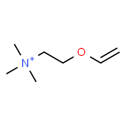 ChemSpider 2D Image | N,N,N-Trimethyl-2-(vinyloxy)ethanaminium | C7H16NO