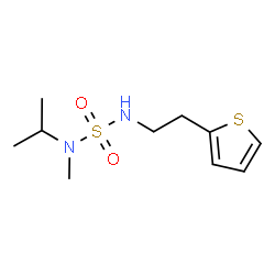 ChemSpider 2D Image | N-Isopropyl-N-methyl-N'-[2-(2-thienyl)ethyl]sulfuric diamide | C10H18N2O2S2