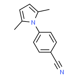 ChemSpider 2D Image | 1-(4-Cyanophenyl)-2,5-dimethylpyrrole | C13H12N2