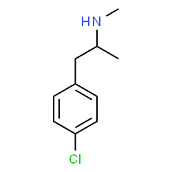 ChemSpider 2D Image | P-CHLOROMETHAMPHETAMINE | C10H14ClN