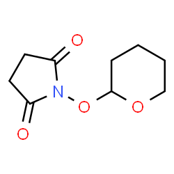 ChemSpider 2D Image | N-(Tetrahydro-2H-pyran-2-yloxy)succinimide | C9H13NO4