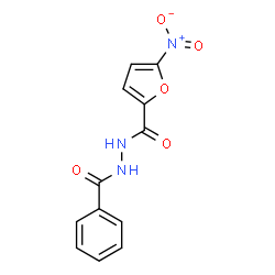 ChemSpider 2D Image | N'-Benzoyl-5-nitro-2-furohydrazide | C12H9N3O5