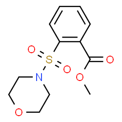 ChemSpider 2D Image | methyl 2-(morpholinosulfonyl)benzoate | C12H15NO5S