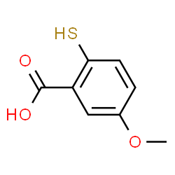 ChemSpider 2D Image | 2-mercapto-5-methoxybenzoic acid | C8H8O3S