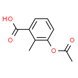 ChemSpider 2D Image | 2-Methyl-3-acetoxybenzoic acid | C10H10O4