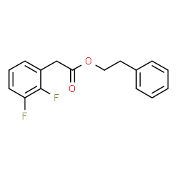 ChemSpider 2D Image | 2-Phenylethyl (2,3-difluorophenyl)acetate | C16H14F2O2