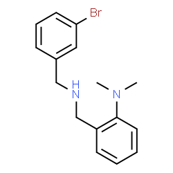 ChemSpider 2D Image | 2-{[(3-Bromobenzyl)amino]methyl}-N,N-dimethylaniline | C16H19BrN2