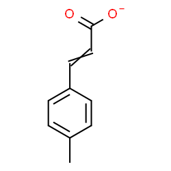ChemSpider 2D Image | 3-(4-Methylphenyl)acrylate | C10H9O2