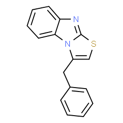 ChemSpider 2D Image | 3-Benzyl[1,3]thiazolo[3,2-a]benzimidazole | C16H12N2S