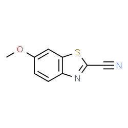 ChemSpider 2D Image | 2-Cyano-6-methoxybenzothiazole | C9H6N2OS