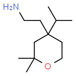 ChemSpider 2D Image | 2-(4-Isopropyl-2,2-dimethyltetrahydro-2H-pyran-4-yl)ethanamine | C12H25NO