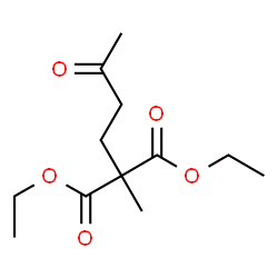 ChemSpider 2D Image | Diethyl methyl(3-oxobutyl)malonate | C12H20O5