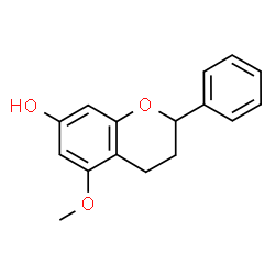 ChemSpider 2D Image | 7-Hydroxy-5-methoxyflavan | C16H16O3