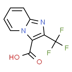 ChemSpider 2D Image | 2-(Trifluoromethyl)imidazo[1,2-a]pyridine-3-carboxylic acid | C9H5F3N2O2