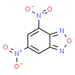 ChemSpider 2D Image | 4,6-Dinitro-2,1,3-benzoxadiazole | C6H2N4O5