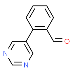 ChemSpider 2D Image | 2-(5-Pyrimidinyl)benzaldehyde | C11H8N2O