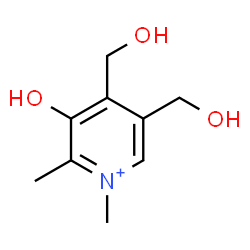 ChemSpider 2D Image | 3-Hydroxy-4,5-bis(hydroxymethyl)-1,2-dimethylpyridinium | C9H14NO3