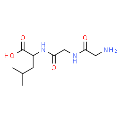 ChemSpider 2D Image | Glycylglycylleucine | C10H19N3O4