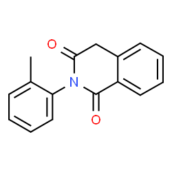 ChemSpider 2D Image | 2-o-Tolyl-4H-isoquinoline-1,3-dione | C16H13NO2