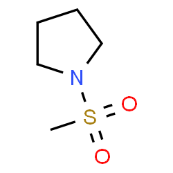 ChemSpider 2D Image | 1-methanesulfonylpyrrolidine | C5H11NO2S