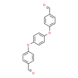 ChemSpider 2D Image | 4,4'-[1,4-Phenylenebis(oxy)]dibenzaldehyde | C20H14O4