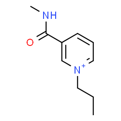 ChemSpider 2D Image | 3-(Methylcarbamoyl)-1-propylpyridinium | C10H15N2O