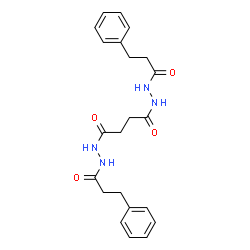 ChemSpider 2D Image | N'~1~,N'~4~-Bis(3-phenylpropanoyl)succinohydrazide | C22H26N4O4