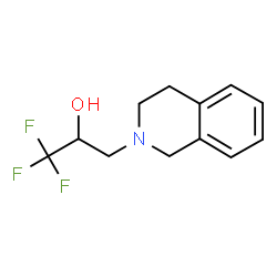 ChemSpider 2D Image | 3-(3,4-Dihydro-2(1H)-isoquinolinyl)-1,1,1-trifluoro-2-propanol | C12H14F3NO