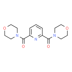 ChemSpider 2D Image | 2,6-Pyridinediylbis(4-morpholinylmethanone) | C15H19N3O4
