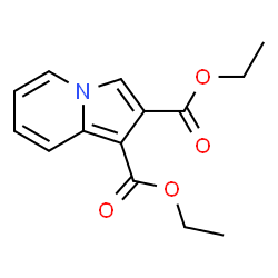 ChemSpider 2D Image | Diethyl 1,2-indolizinedicarboxylate | C14H15NO4