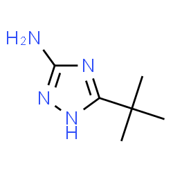 ChemSpider 2D Image | 5-tert-butyl-1H-1,2,4-triazol-3-amine | C6H12N4