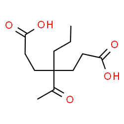 ChemSpider 2D Image | 4-Acetyl-4-propylheptanedioic acid | C12H20O5