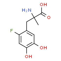 ChemSpider 2D Image | 2-Fluoro-5-hydroxy-alpha-methyltyrosine | C10H12FNO4