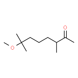 ChemSpider 2D Image | 7-Methoxy-3,7-dimethyl-2-octanone | C11H22O2