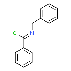 ChemSpider 2D Image | N-Benzylbenzenecarboximidoyl chloride | C14H12ClN