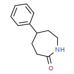 ChemSpider 2D Image | 5-Phenyl-2-azepanone | C12H15NO