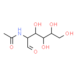 ChemSpider 2D Image | 2-Acetamido-2-deoxyhexose | C8H15NO6