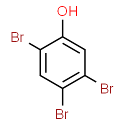ChemSpider 2D Image | 2,4,5-Tribromophenol | C6H3Br3O
