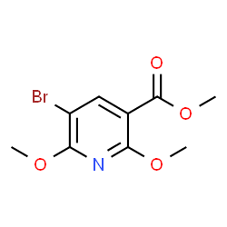 ChemSpider 2D Image | Methyl 5-bromo-2,6-dimethoxynicotinate | C9H10BrNO4